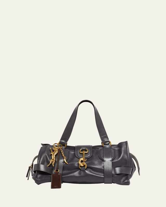 Kerala 25 Small Shoulder Bag in Vegetable Tanned Leather